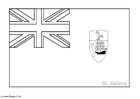 flagg fra St. Helena