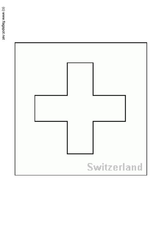 flagg fra Sveits