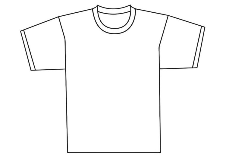 Bilde å fargelegge forsiden pÃ¥ en t-skjorte