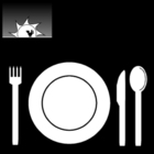 Fargeleggingsbilde frokost