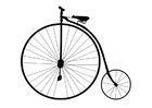 gammeldags sykkel