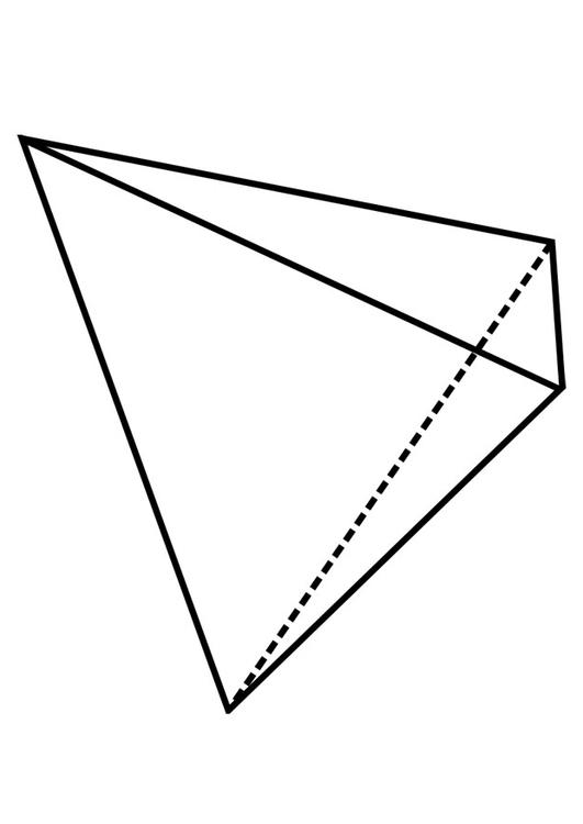 geometrisk figur - tetrahedron
