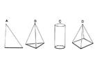 Bilde å fargelegge geometriske figurer - base