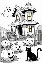 Halloween-hjemsøkt hus
