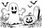 Halloween på kirkegården