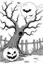 Halloween-scene