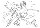 Bilder � fargelegge ishockey