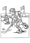 Bilder � fargelegge ishockey