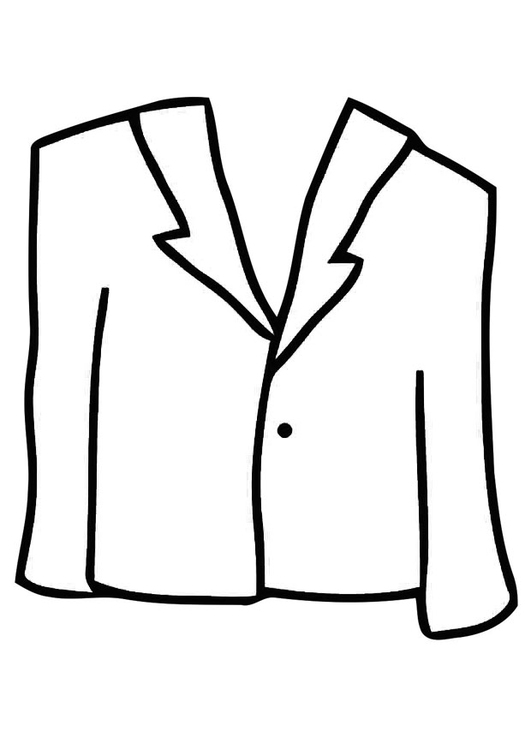 Bilde å fargelegge jakke