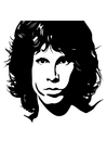 Bilder � fargelegge Jim Morrison