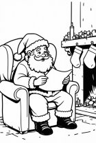 Julenissen leser julebrevet