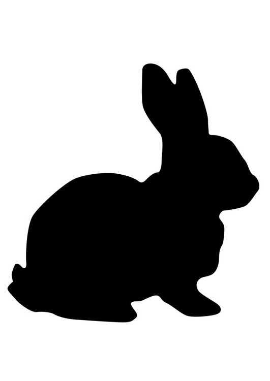 Bilde å fargelegge kanin