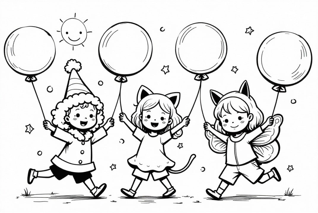 Bilde å fargelegge karneval i solen