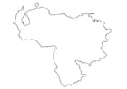 kart over Venezuela
