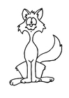 Fargeleggingsbilde katt
