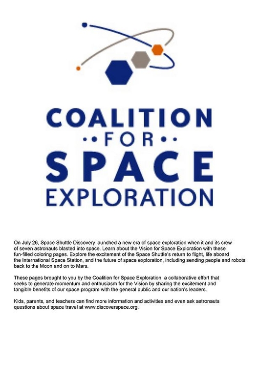 Bilde å fargelegge Koalisjon for romforskning