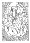 Fargeleggingsbilde kuan yin