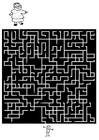 Bilde å fargelegge labyrint