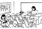 lærer i klasserom
