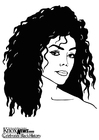 Bilder � fargelegge Latoya Jackson