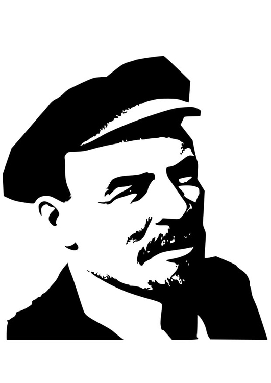 Bilde å fargelegge Lenin