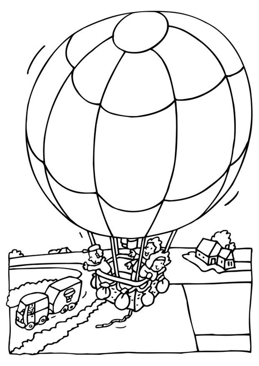Bilde å fargelegge luftballong