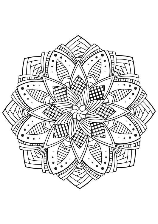 mandala blomst