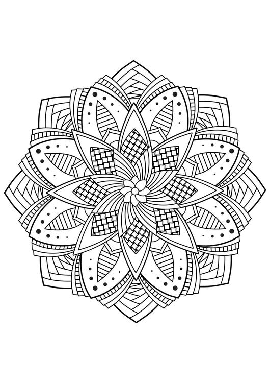 mandala blomst