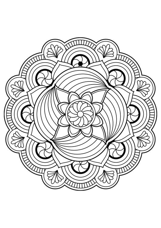 mandala blomst