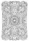 Bilder � fargelegge mandala5
