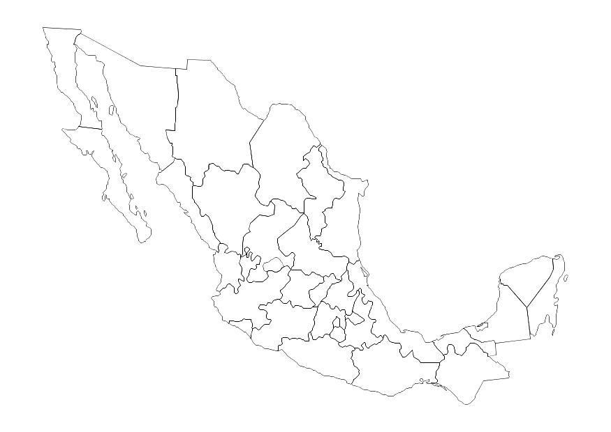Bilde å fargelegge Mexico