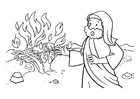 Bilde å fargelegge Moses