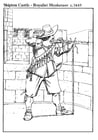 Bilder � fargelegge musketer 1645