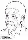 Bilder � fargelegge Nelson Mandela