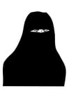 Bilder � fargelegge niqab