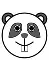 Bilder � fargelegge panda