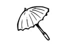 Bilde å fargelegge paraply