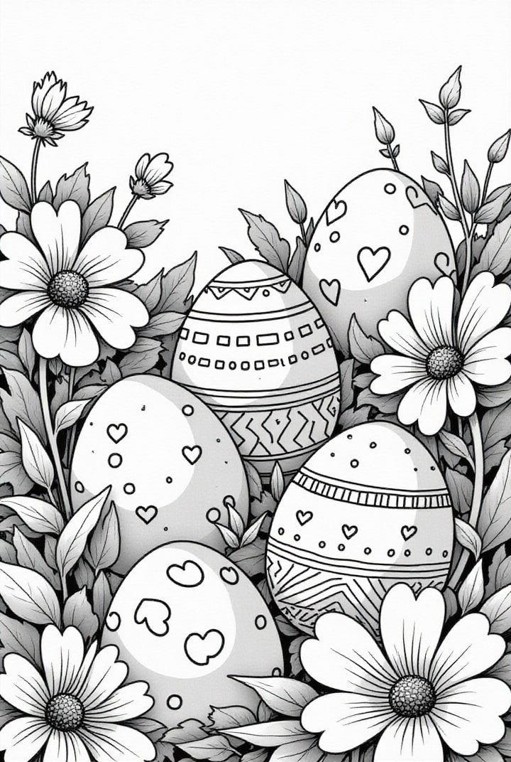 påskeegg i enga