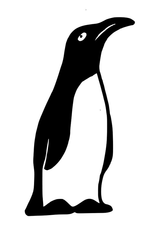 Bilde å fargelegge pingvin