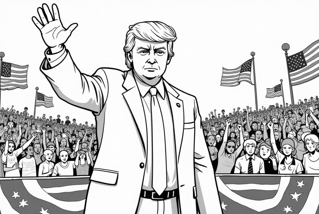President Donald Trump på et møte