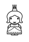 Bilde å fargelegge prinsesse