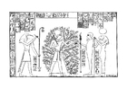 Bilde å fargelegge Ramses og livets tre