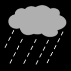 Fargeleggingsbilde regn