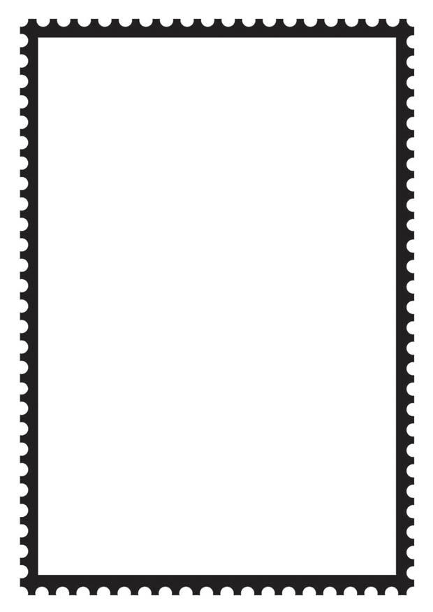 Bilde å fargelegge rektangulÃ¦rt frimerke