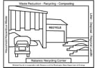 Bilder � fargelegge resirkulering