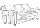 Bilder � fargelegge sofa