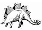 Bilder � fargelegge stegosaurus
