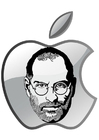 Bilder � fargelegge Steve Jobs - Apple