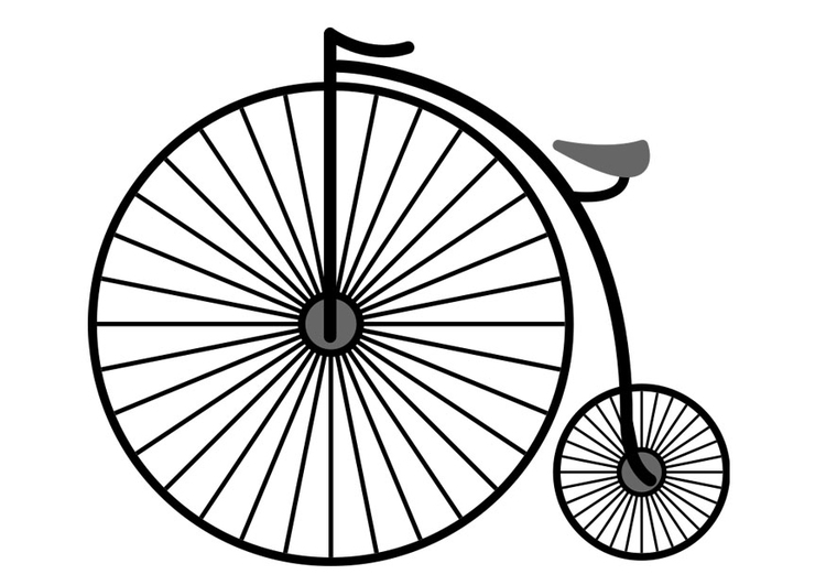 Bilde å fargelegge sykkel