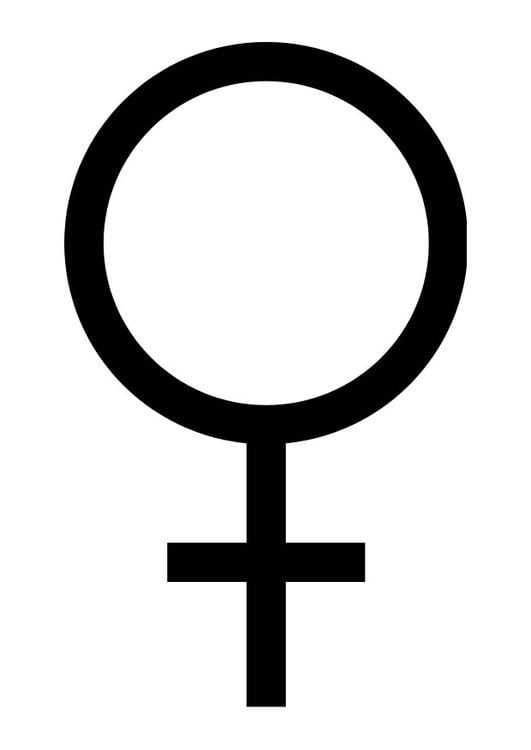symbol kvinne